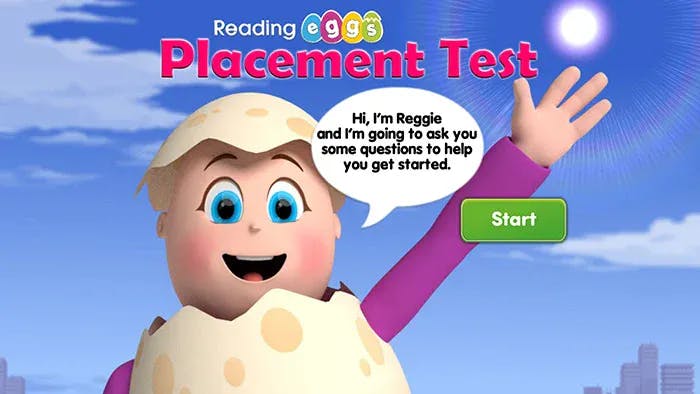 Reading Eggs placement test