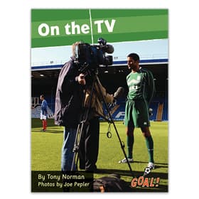 On the TV soccer book for kids with read-aloud audio