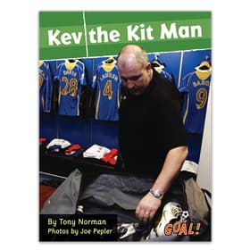 Kev the Kit Man soccer book with audio