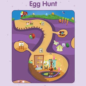 egg hunt counting activity